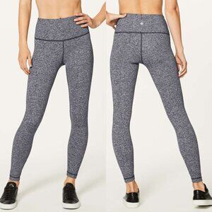 Lululemon Wunder Under Hi-Rise 7/8 Tight 25" Heathered Black 20404